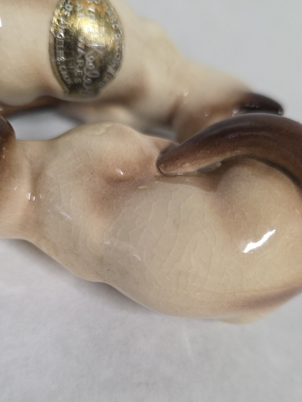 Vtg Brad Keeler Siamese Cat Figurines Set - Keeler Ware Los Angeles CA Pottery - Picture 12 of 12
